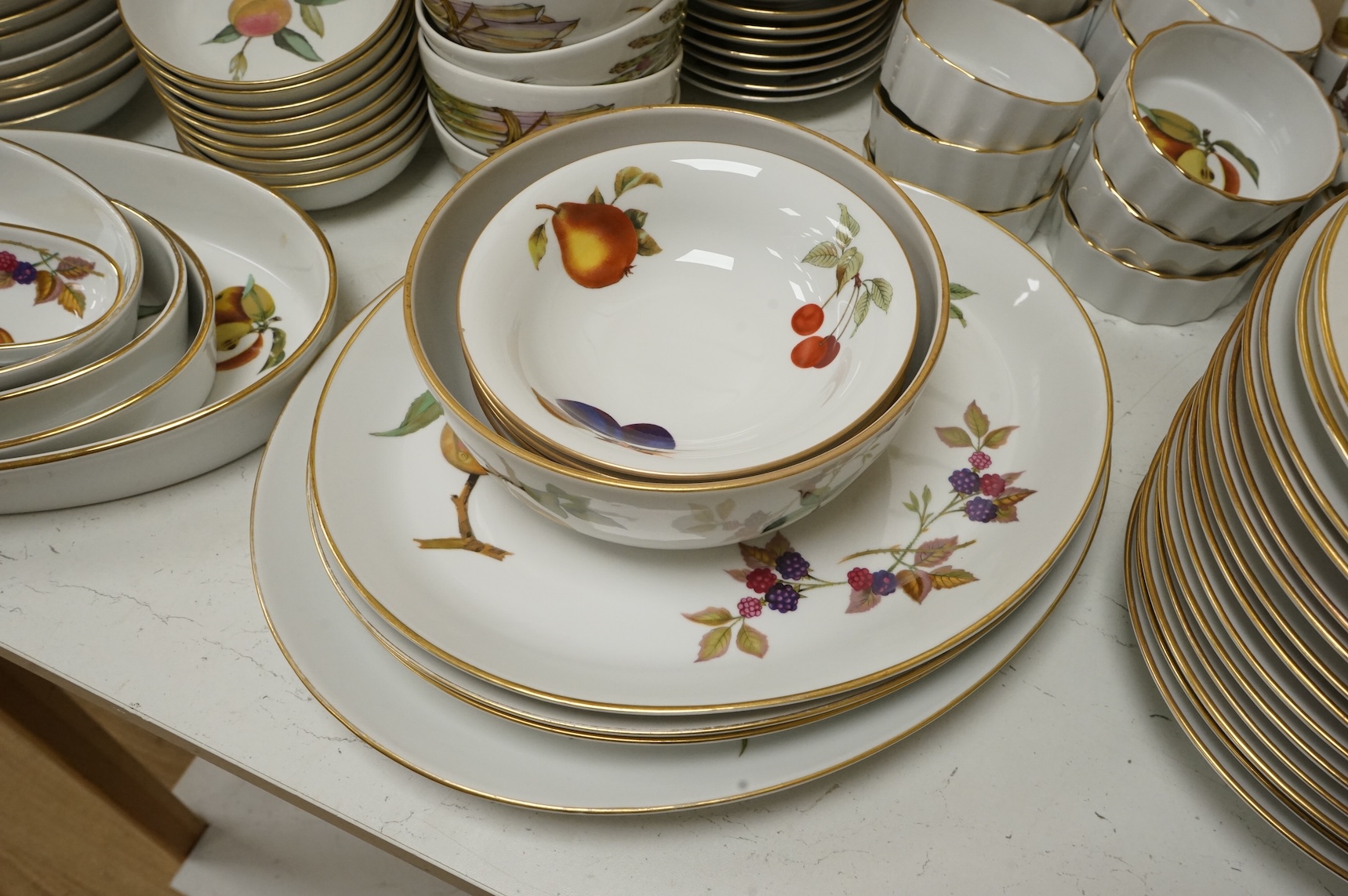 A group of Royal Worcester Evesham kitchen and dinner wares